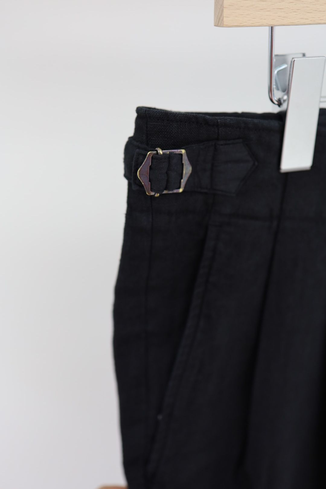 marka 26SS TWO TUCK MILITARY TROUSERS(M26A19PT02C)BLACK☆新作発売！