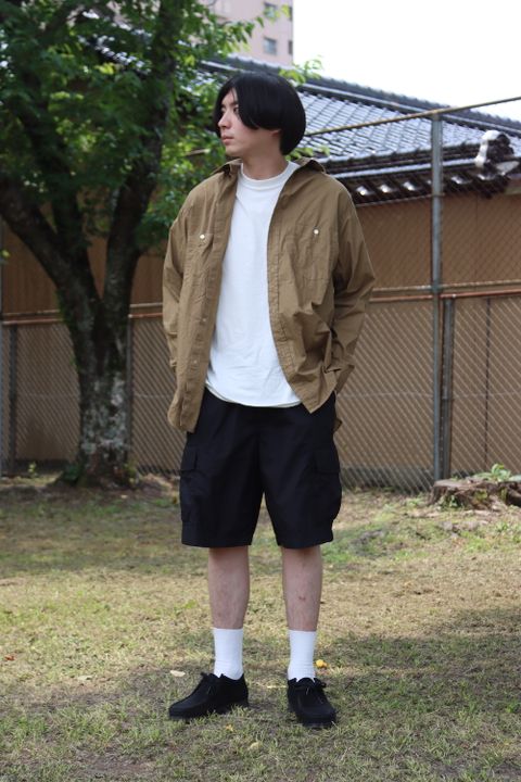 A.PRESSE Over Dyeing Military Shirt style.2022.6.17. ※6月18日(土)スタート