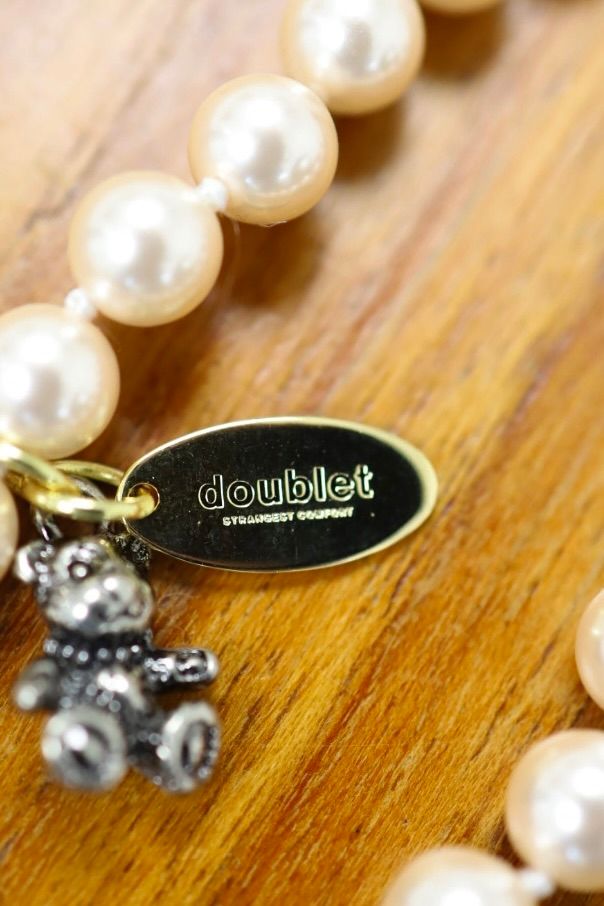 doublet ダブレット26SS FOOD SAMPLE PEARL NECKLACE (26SS83AC43) TOMATO★1月17日(土)11:00発売！