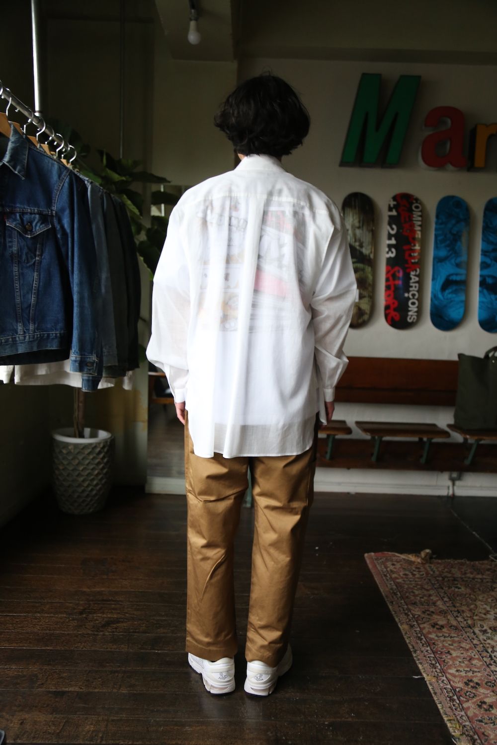 eYe JUNYA WATANABE MAN CarharttカーハートWネームパンツ(WG-P905-100) style. 2021.04.17.