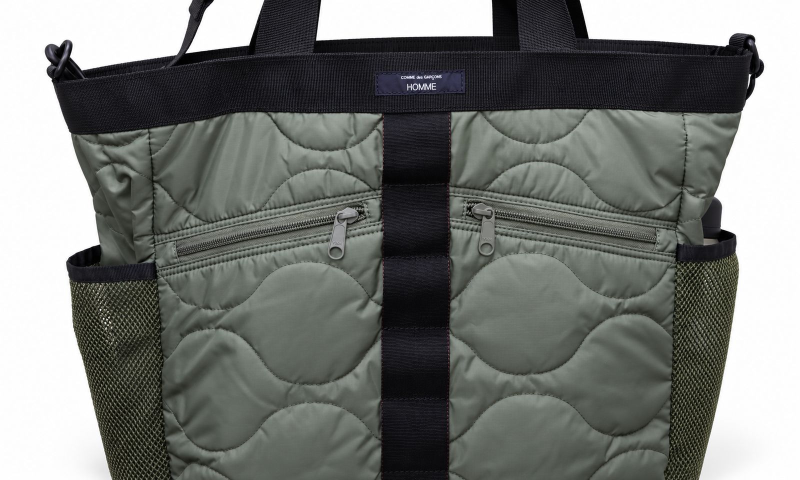 コムデギャルソンオム バッグ BRIEFING W-NAME REVERSIBLE BAG(HR-K208-051)BLACK×KHAKI☆10月2日(金)発売！