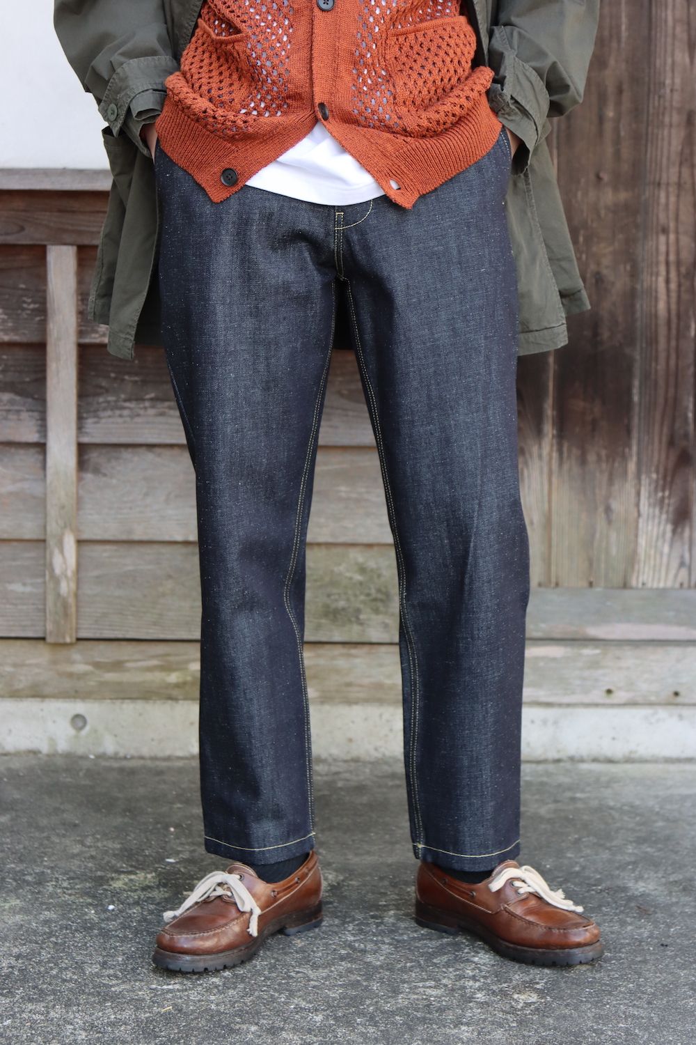 YOKE MESHED KNIT CARDIGAN(YK22SS0345S) mix style. 2022.04.04.