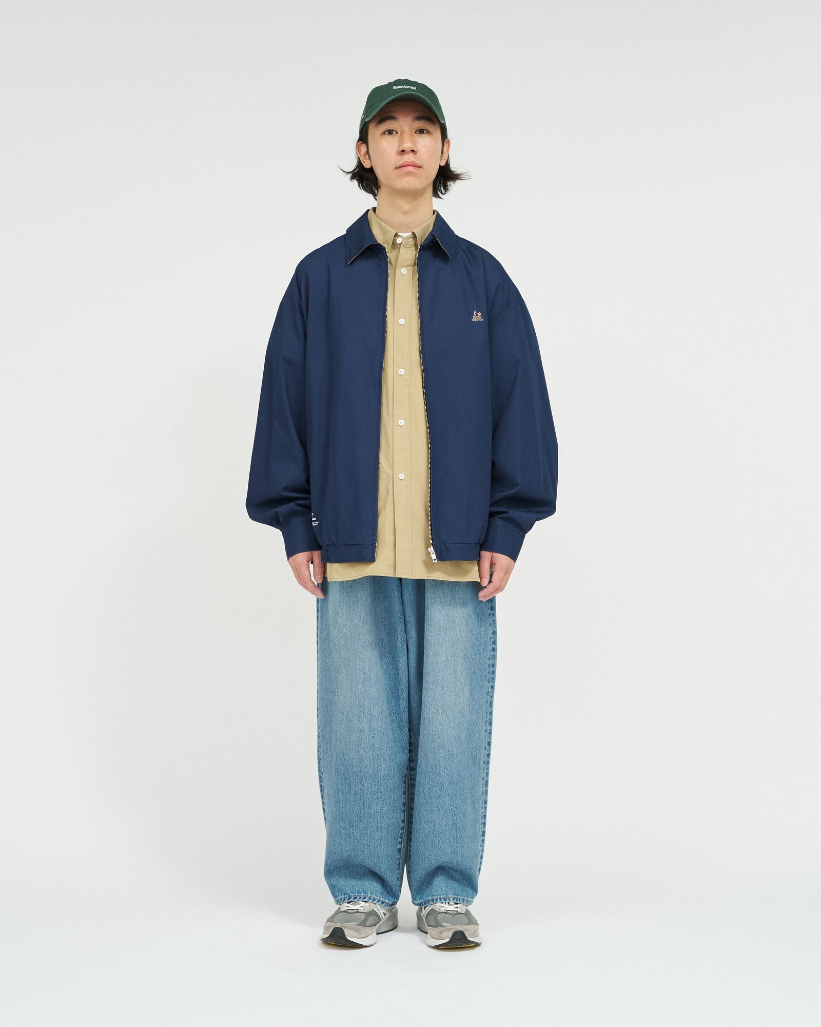 フレッシュサービス MADRAS LINED SWING TOP BLOUSON (FSC261-30294)NAVY★2月14日(土)発売