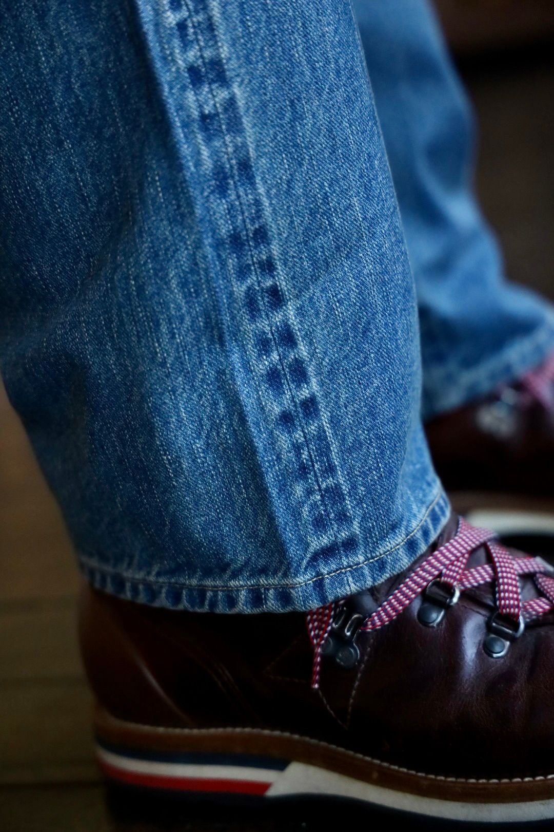 アプレッセNo.22 Washed Wide Denim Pants(AP-4003)INDIGO☆再販しました！