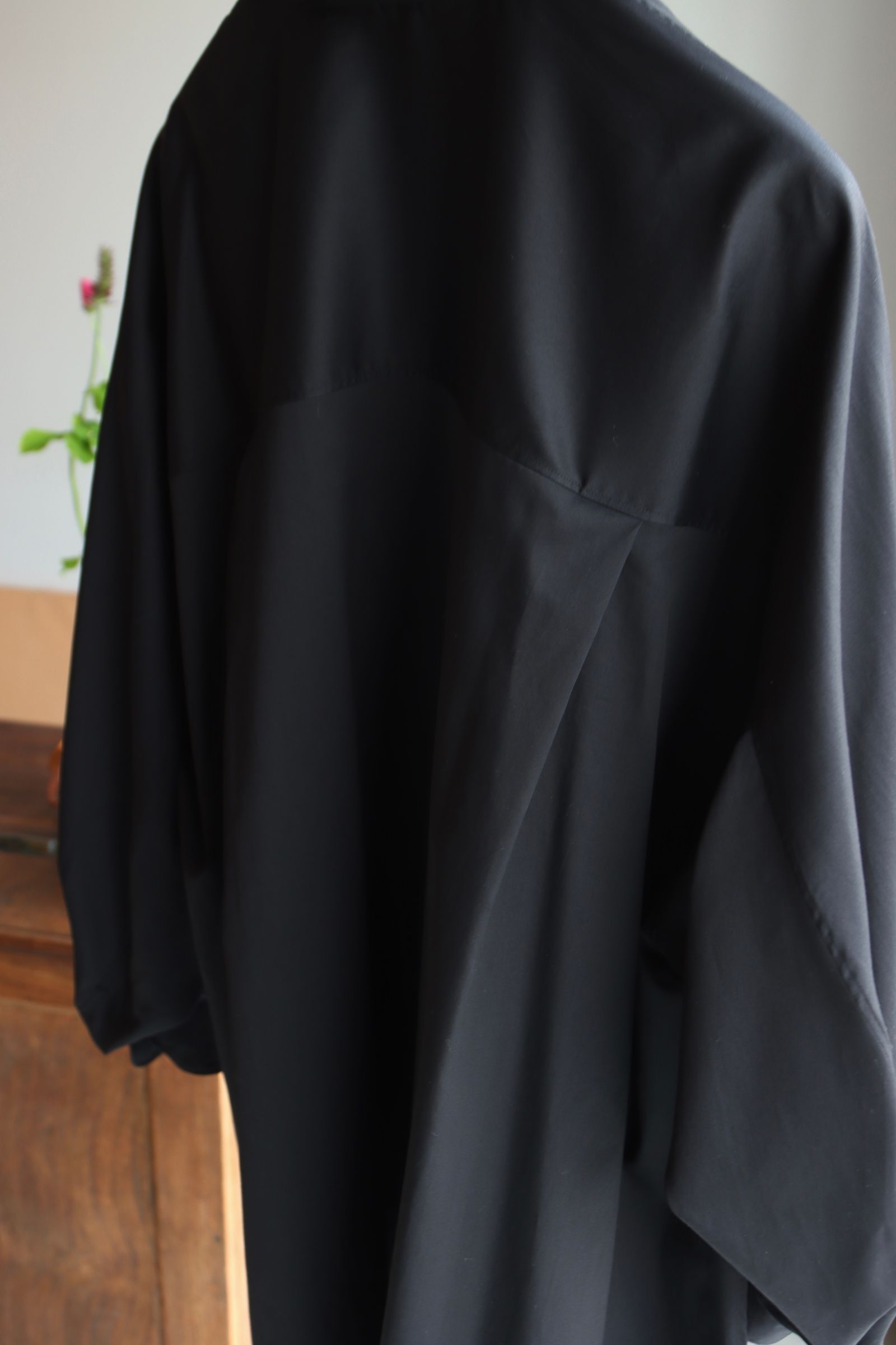 Silicon Poplin Deep Slit Regular Collar Shirt – Graphpaper