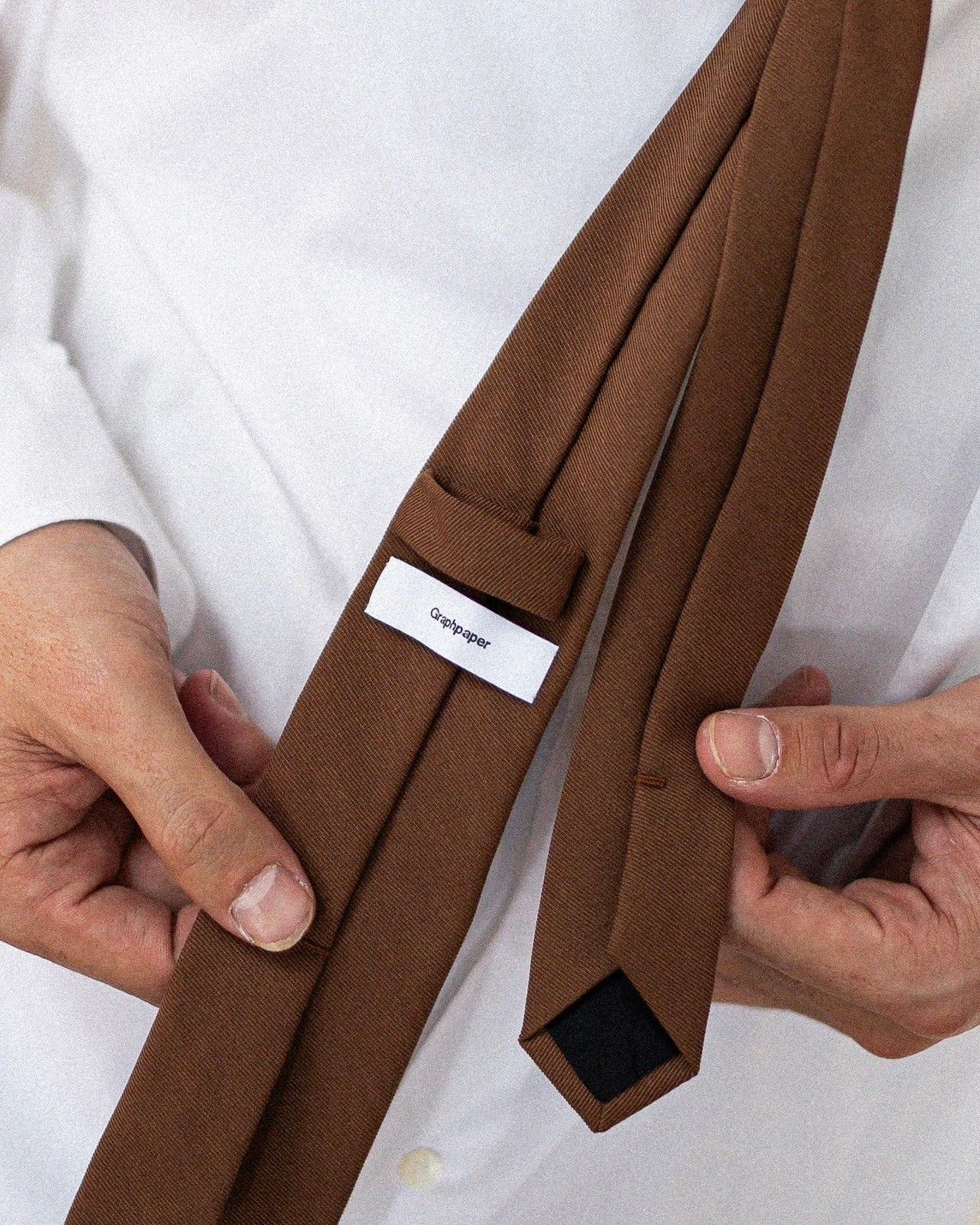 Graphpaper - グラフペーパー 25SS Techno Wool Nylon Necktie