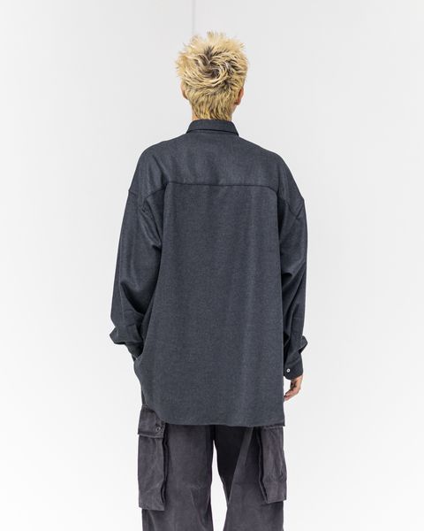 Graphpaper Wool Smooth Flannel Oversized Regular Collar Shirt 10月4日(土)新作発売！