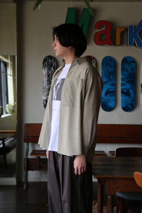 YOKE OVERSIZED BIG POCKET SHIRT(YK21SS0192SH) style.2021.2.27