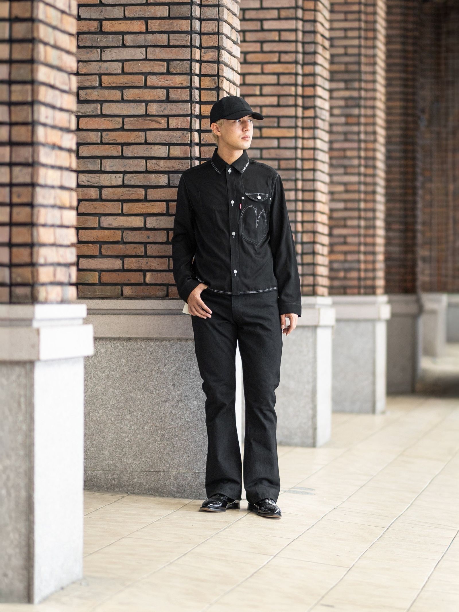 ジュンヤワタナベマン 26FW Levi's Wネーム ウールシャツジャケット(WR-J203-051)BLACK☆8月7日(金)発売！
