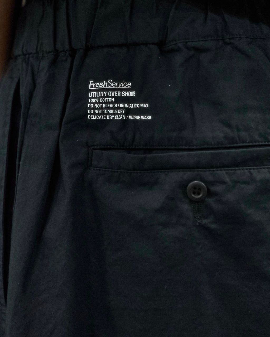 フレッシュサービス UTILITY OVER SHORTS (FSC252-40017B)BLACK☆6月22日(日)発売！