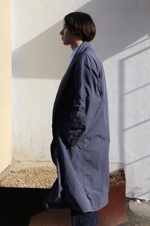 Graphpaper Garment Dyed Shop Coat"D.GRAY"style.9.22.