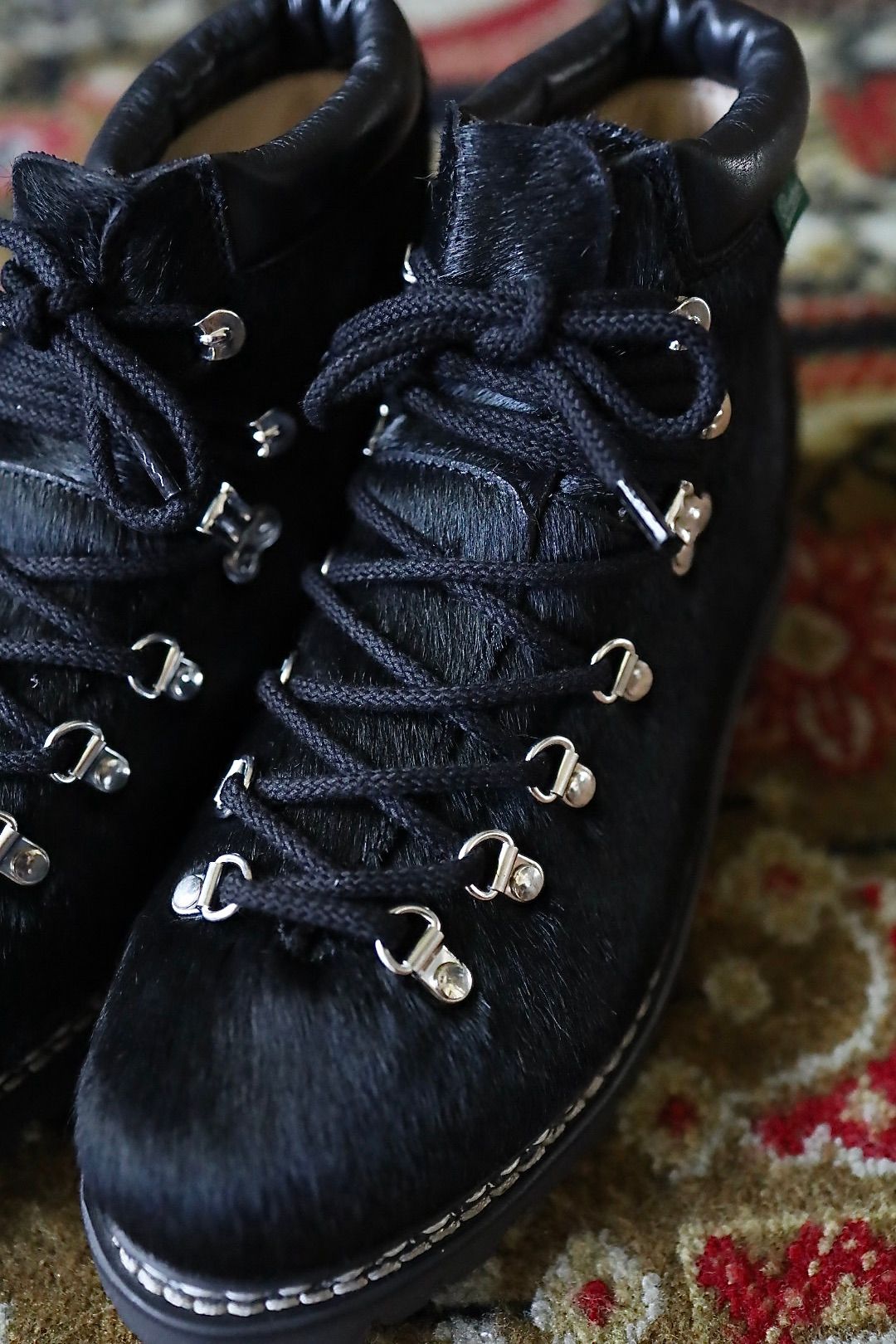 ジュンヤワタナベマン 25AW ヘアハイド PARABOOT (WP-K105-001)BLACK★新作発売!
