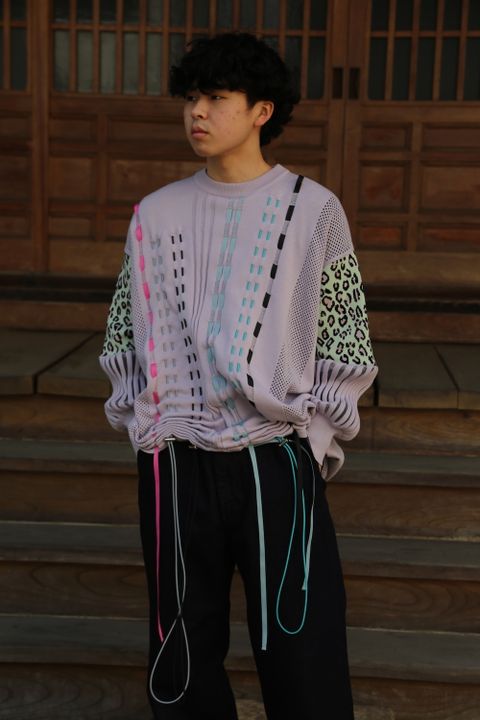 KIDILL×rurumu Drawcord Knit Pullover(KL495) style 2021.02.28.