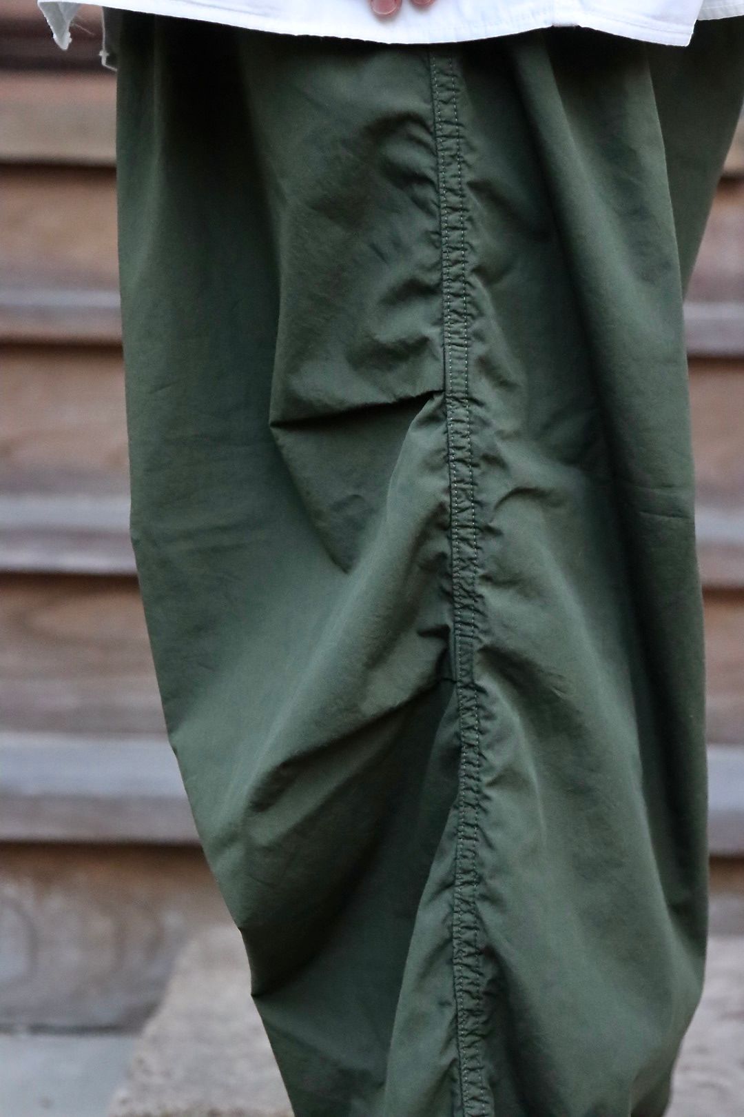 Graphpaper 22SS Garment Dyed Poplin Fatigue Shirt"WHITE"style.2022.2.5.