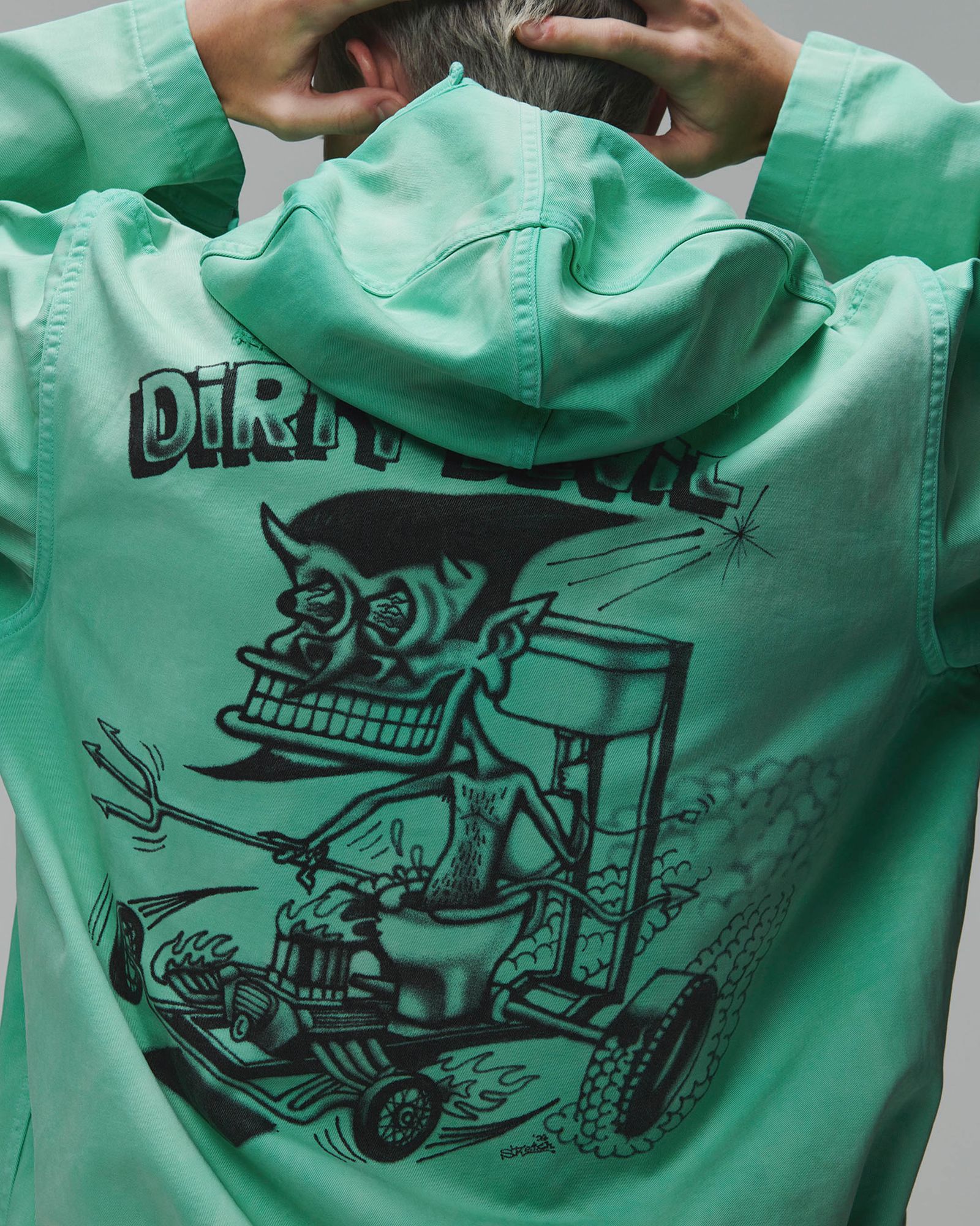 BOW WOW 26 New Year Release Items バウワウ SKETCH DEVIL SALVAGE PARKA AGED(BW261-SDSP) GREEN☆1月2日11:00発売！