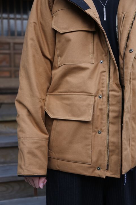 CANADA GOOSE×JUNYA WATANABE MAN綿ダックコラボレーションダウンジャケット(WF-J401-051)"BROWN"style.2020.10.10.