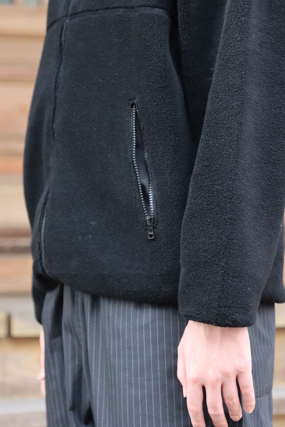 Graphpaper Wool Boa Zip-Up Blouson(GU213-70206B) style.2021.11.21