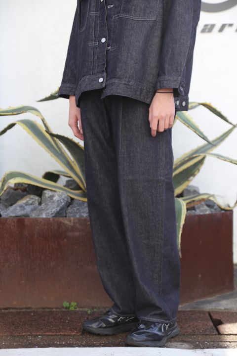 Graphpaper Colorfast Denim Blouson&Colorfast Denim Two Tuck Pants"INDIGO"Style.2020.11.14.