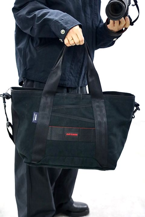 COMME des GARCONS HOMME コムデギャルソンオム26SS ナイロンオックス製品染フーデッドパーカ"BLACK"スタイル