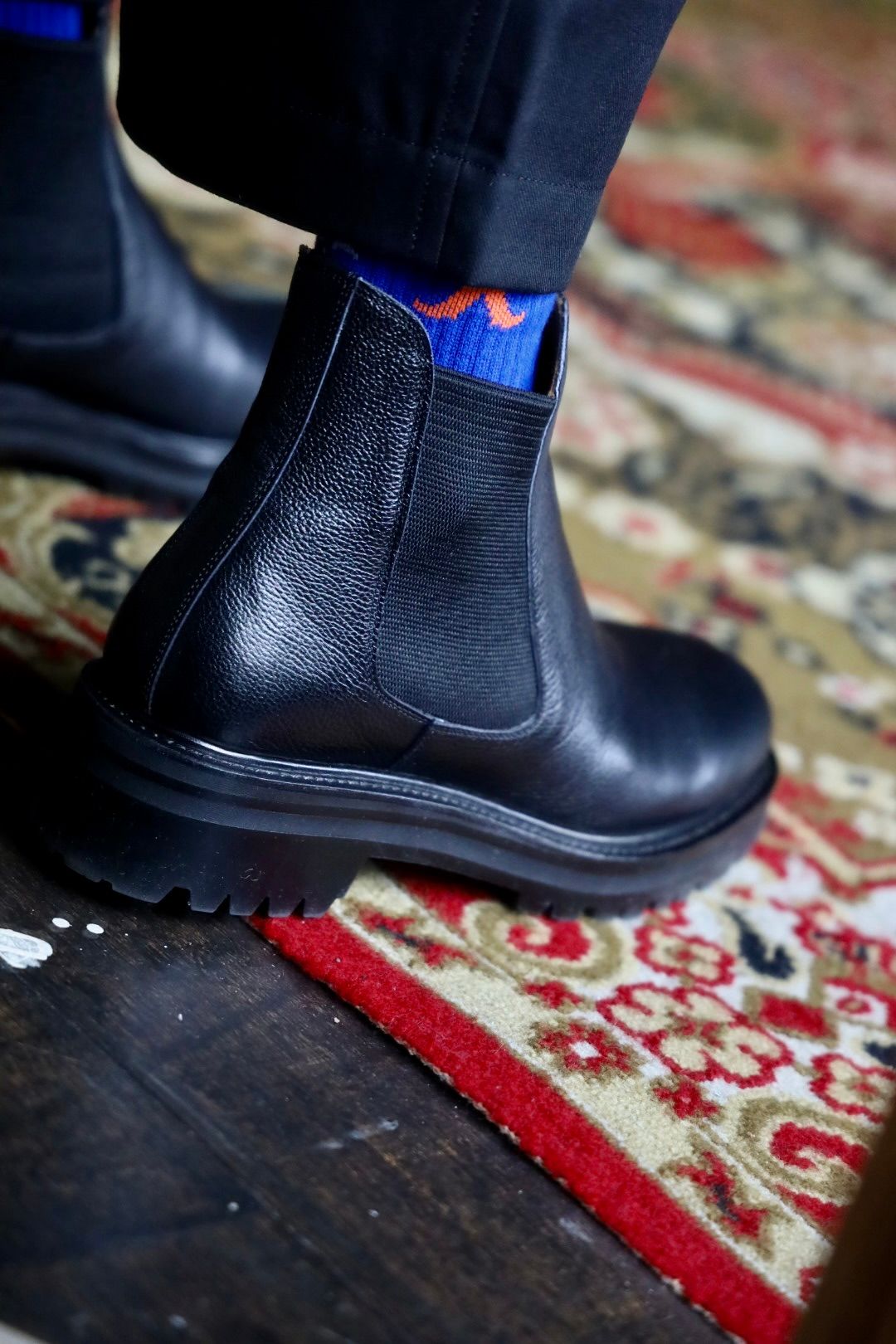 COMME des GARCONS HOMME ウールギャバパンツスタイル