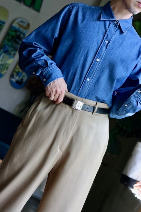 A.PRESSE Vintage Wool Trousersスタイル