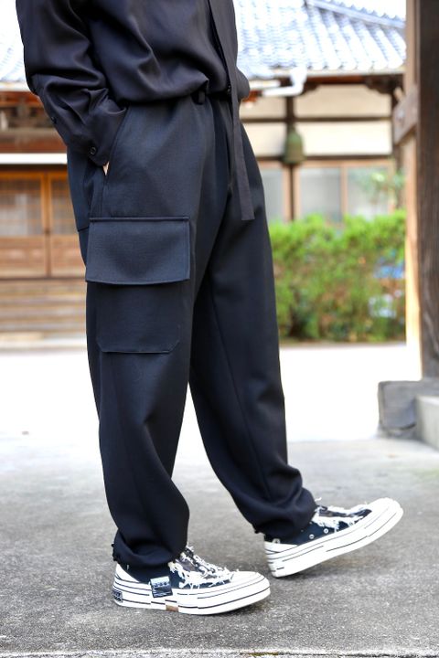 Yohji Yamamoto S-WリブラップPパンツ Mix Style.2020.10.21.