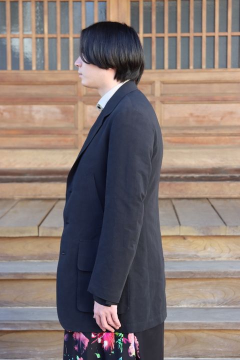 yohji yamamoto N-右前耳使い箱ポケジャケット(HG-J44-806) style.2022.1.8