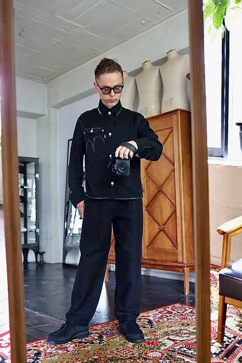 JUNYA WATANABE MAN Levi's Wネーム ウールシャツジャケットスタイル