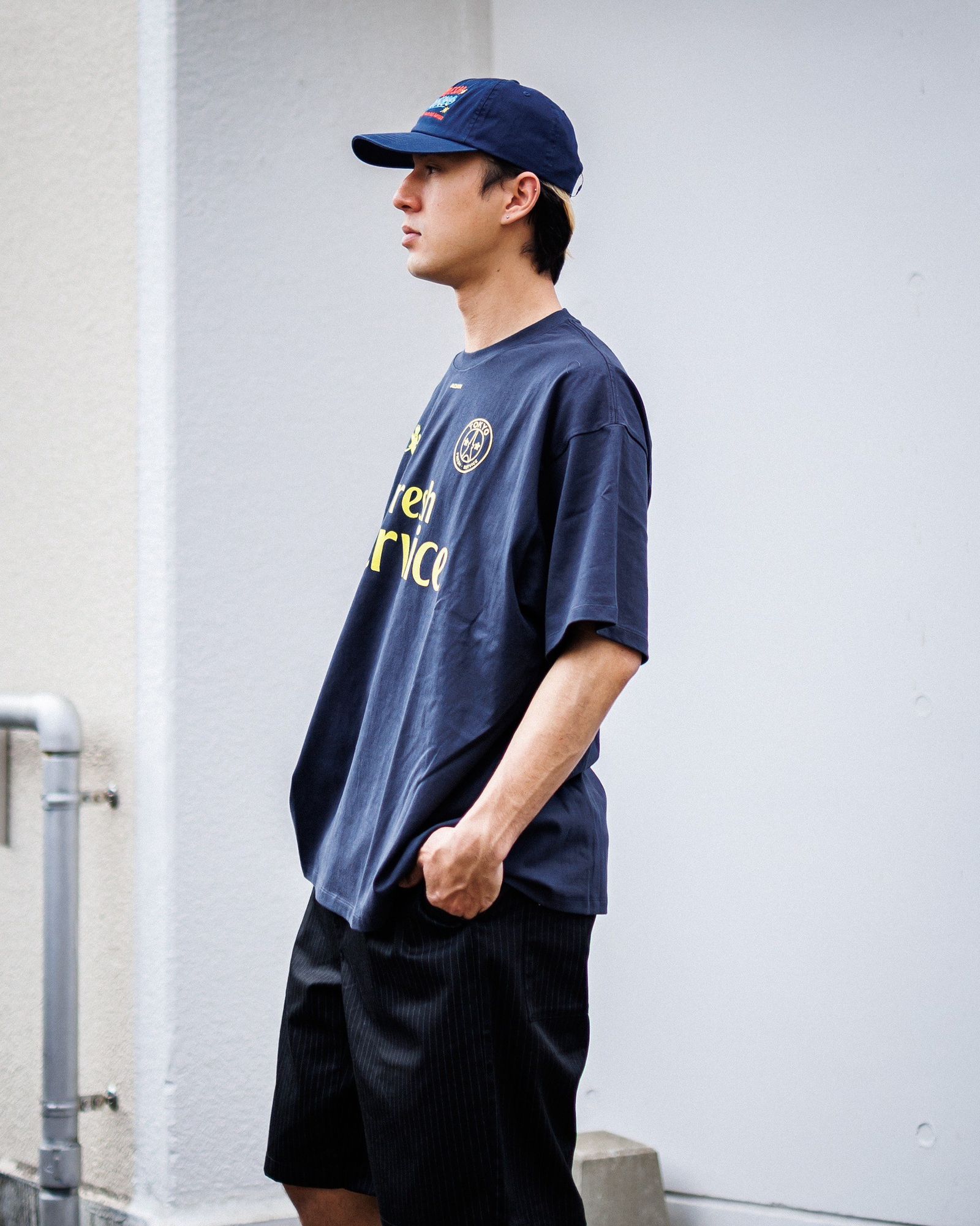 FreshService) CORPORATE PRINTED S/S TEE “FOOTBALL” (FSC251