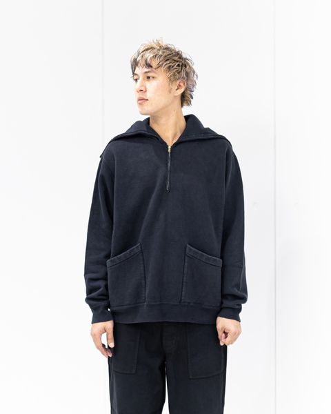 A.PRESSE 新作 Vintage Sailor Hood Half Zip Sweatshirt 1月24日(土)新作発売！