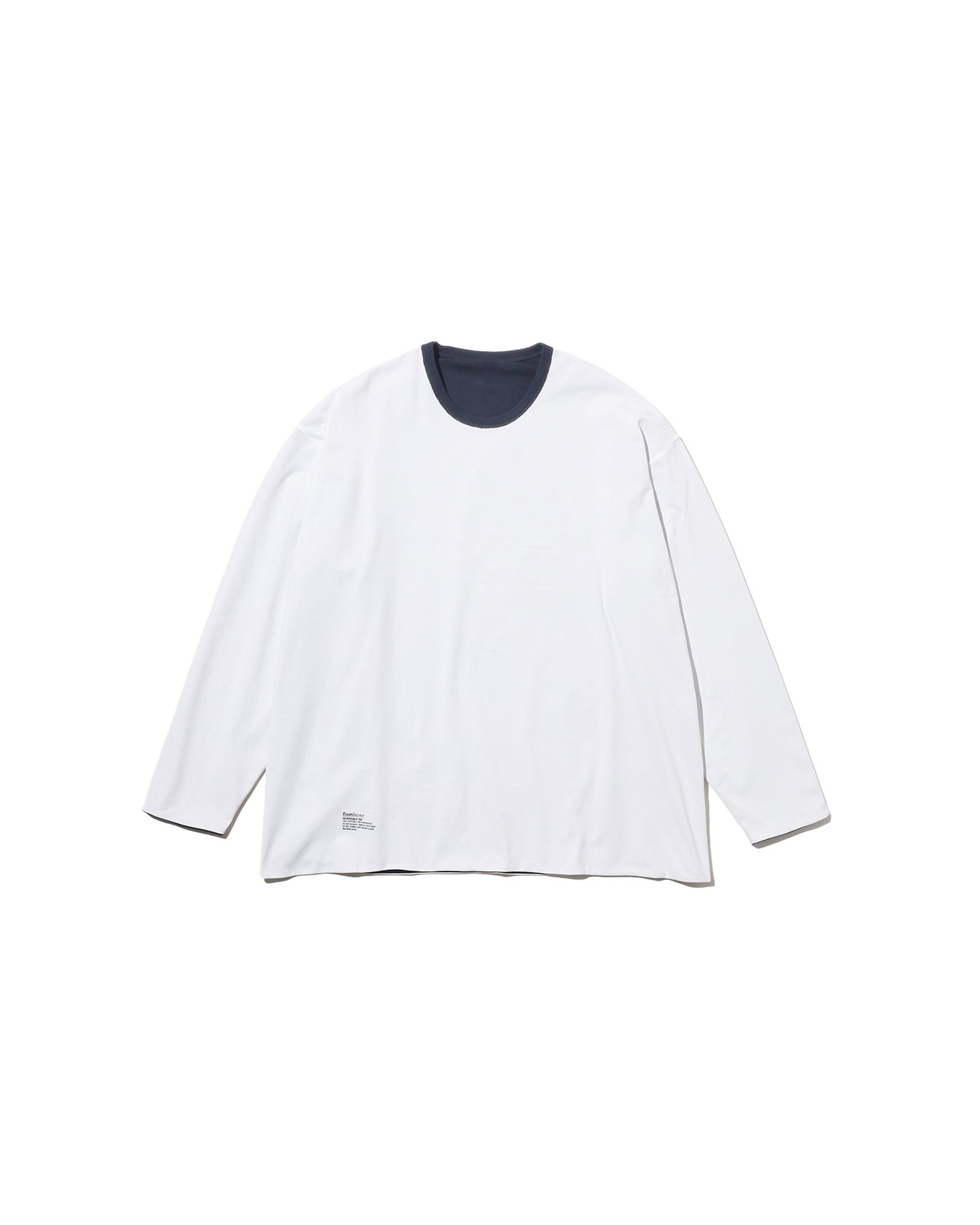 フレッシュサービス REVERSIBLE L/S TEE (FSC252-70041)NAVY