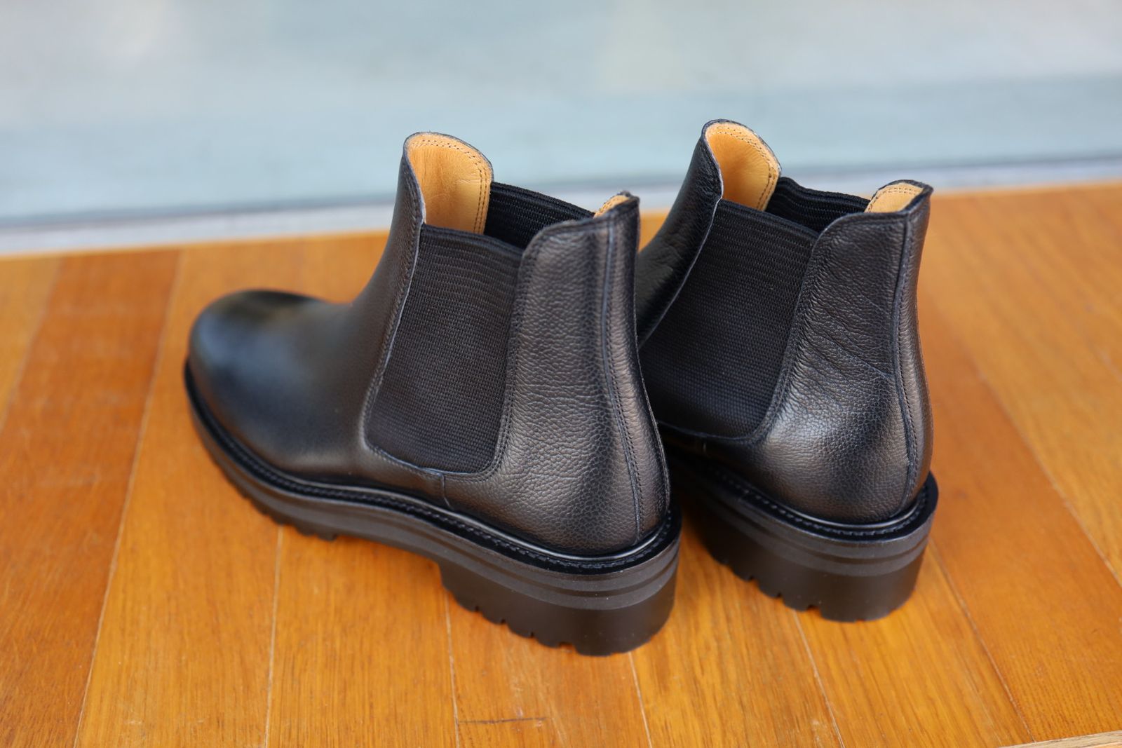FOOTWORKSフットワークス サイドゴアブーツ WOMENS Side Gore Boots in Grain Leather(F03-0001_W)BLACK☆新作発売！