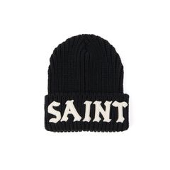 セントマイケル 26AW SAINT KNIT CAP(SM-MK1-0000-078)BLACK☆10月10日(土)発売！