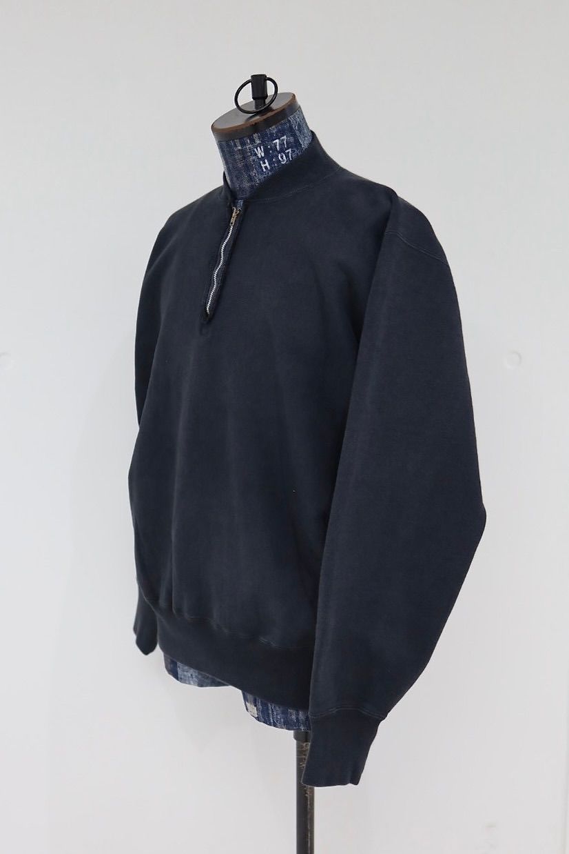 アプレッセ 2026 STYLE1 Vintage Half Zip Rib Collar Sweatshirt(26SAP-05-11)BLACK☆12月13日(土)発売！