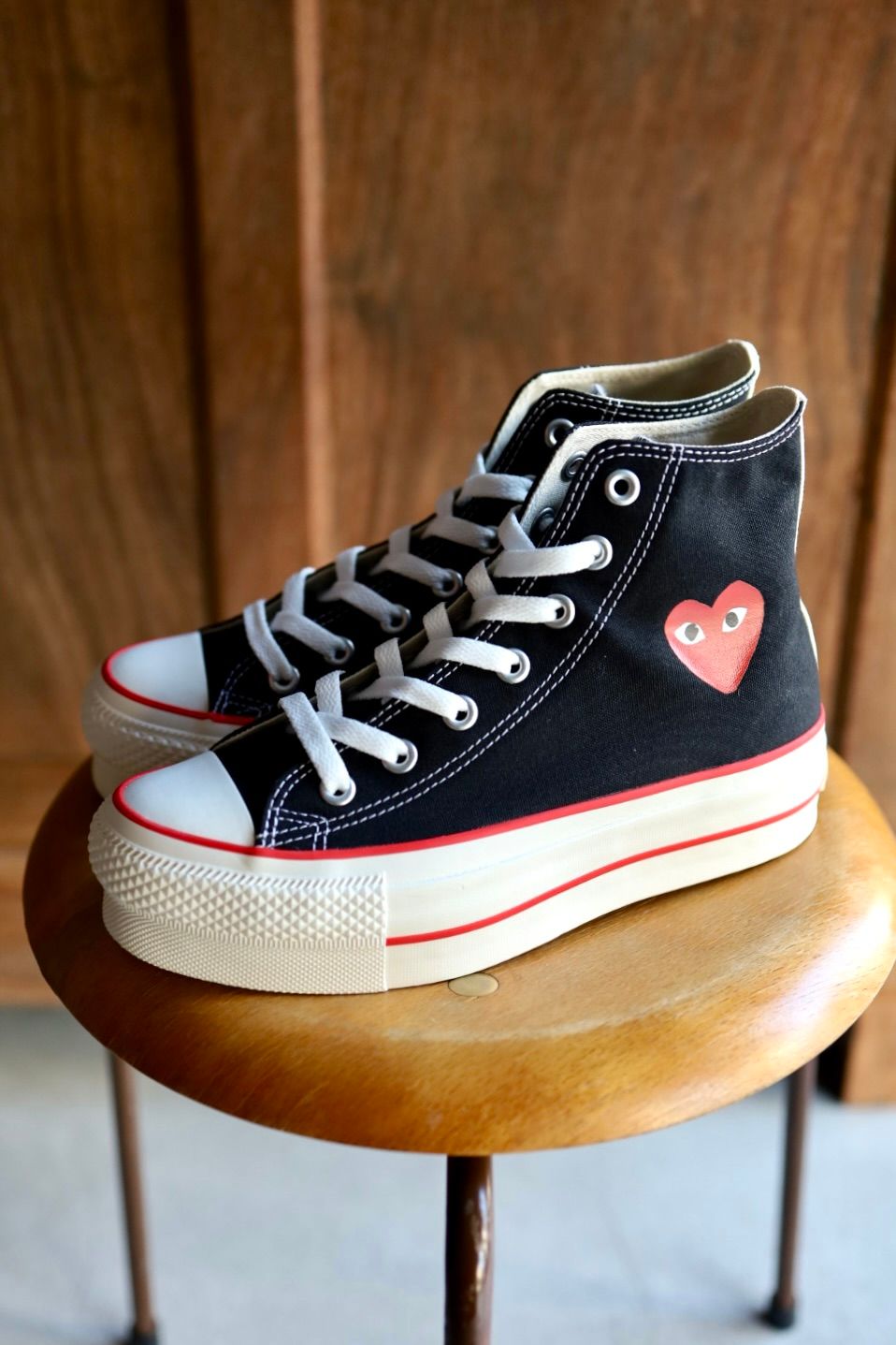 プレイコムデギャルソン PLAY CONVERSE CHUCK TAYLOR(AZ-K124-001-1)BLACK