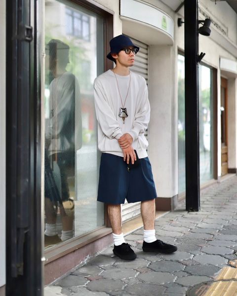 A.PRESSE アプレッセ 2023 Style1 High Density Weather Cloth Shortsスタイル