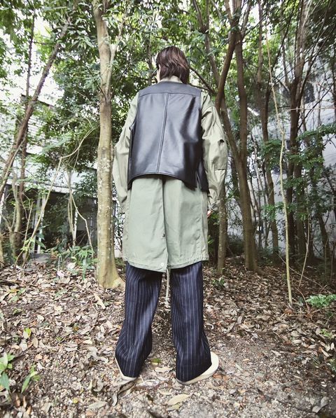 TapWater タップウォーター 23AW Sheep Leather Vestスタイル