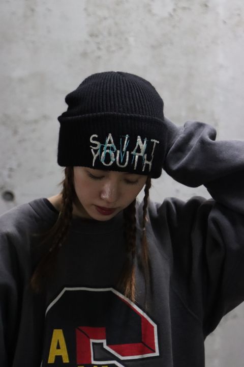 【10月22日(土)発売】©SAINT M×××××× 22AW セントマイケル×DENIM TEARS  SAINT TEARS CREW SWEAT style.2022.10.21