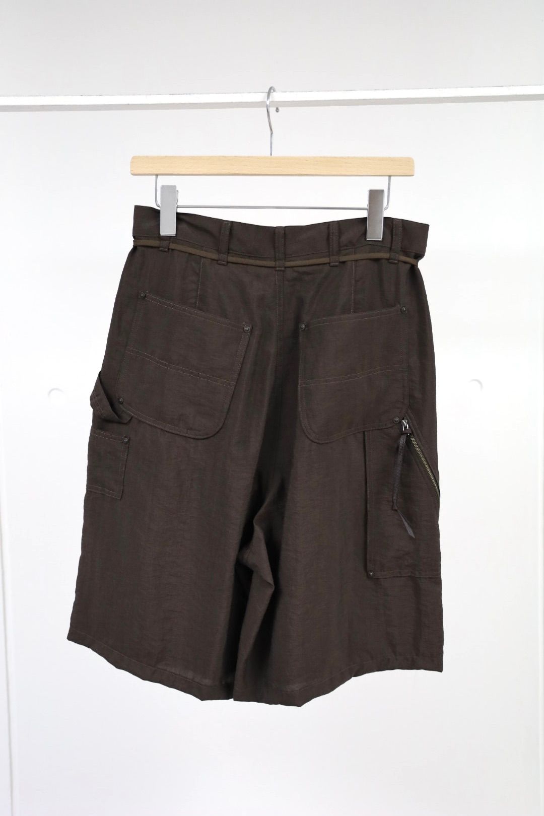 プロダクトトゥエルブ 26SS Silk Nylon Short Work Pants(26SS-PPT11)BROWN☆新作発売！