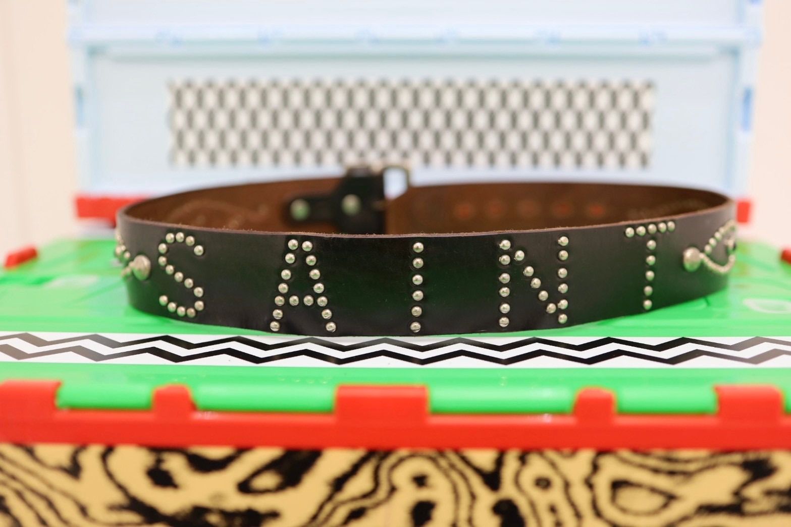 セントマイケル 26SS BLACK STONE HTC_BELT NARROW(SM-MK8-0000-C64)BLACK☆5月16日(土)発売！