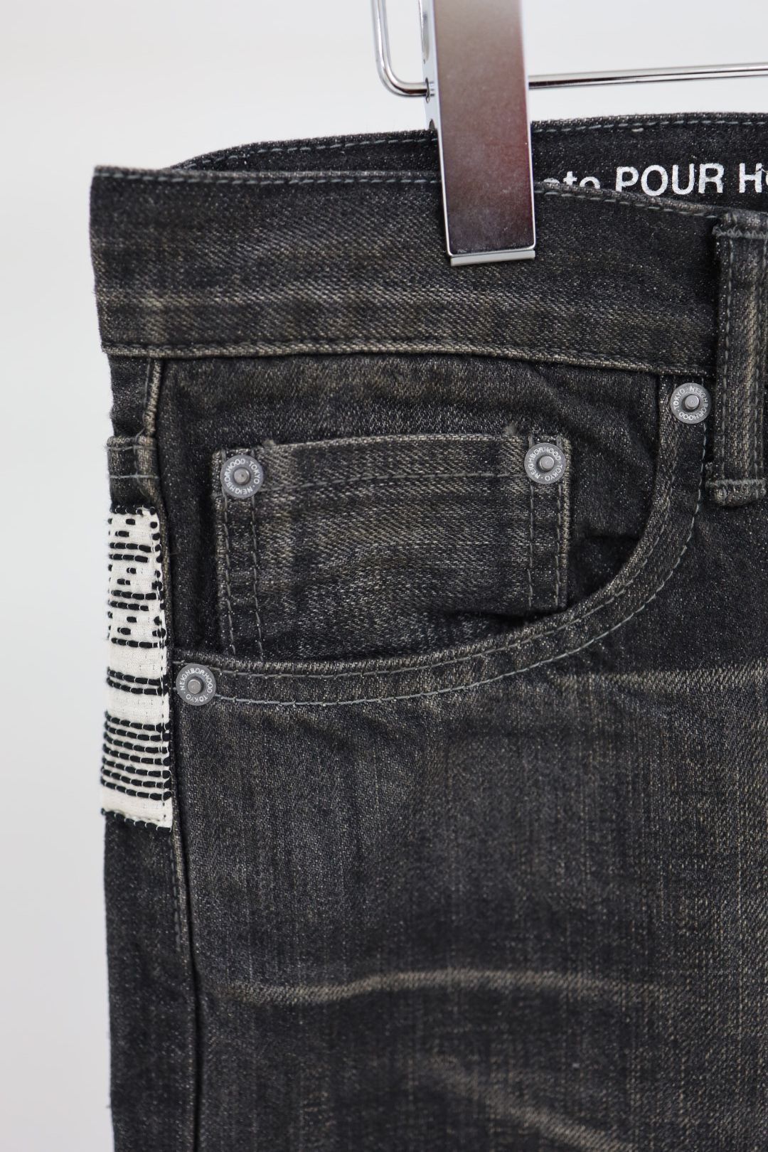 Yohji Yamamoto × NEIGHBORHOOD セルヴィッジデニムパンツ(HK-P94-065-1S26)BLACK☆12月5日(金)発売！