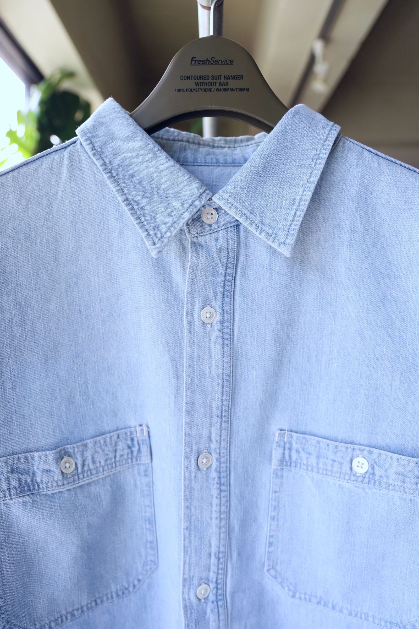 フレッシュサービス LIGHT DENIM L/S SHIRT (FSC252-50045)LIGHT FADE☆6/21(土)発売！