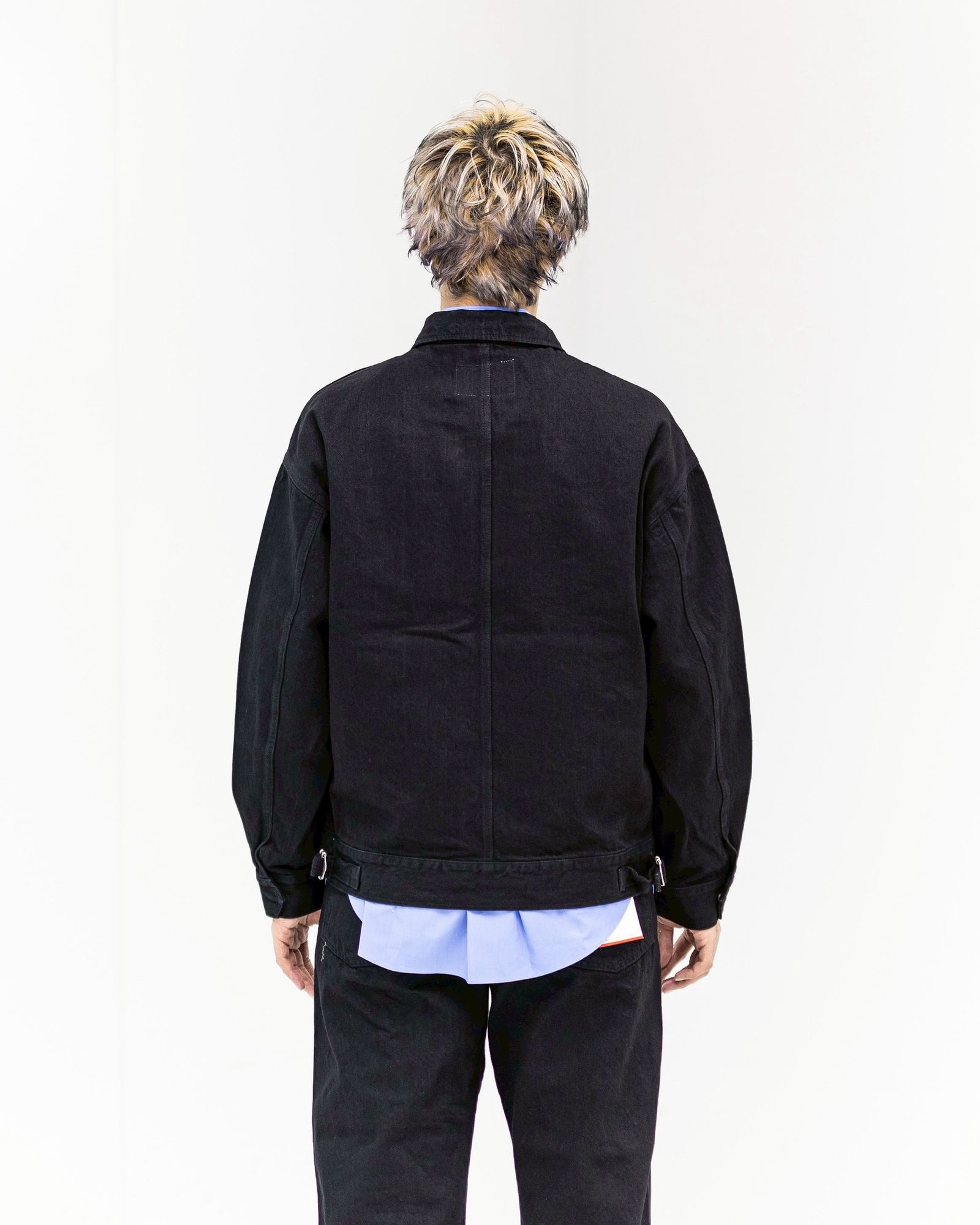 グラフペーパー Selvage Denim Zip Jacket(GU261-20056RB) BLACK_WASHED★1月24日(土)発売！