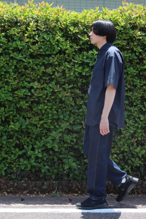 Graphpaper  Broad S/S Oversized Regular Collar Shirt style.2022.6.4