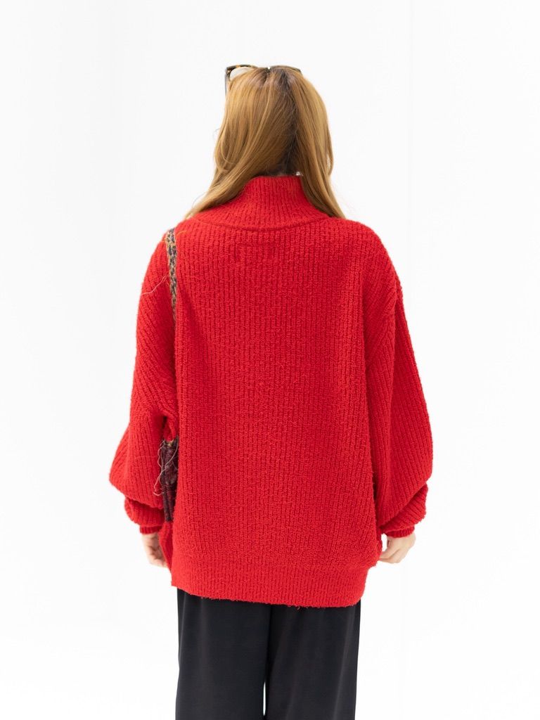doublet 26FW TROMPE L’OEIL EMBROIDERY HALF ZIP KNIT style.2026.9.23