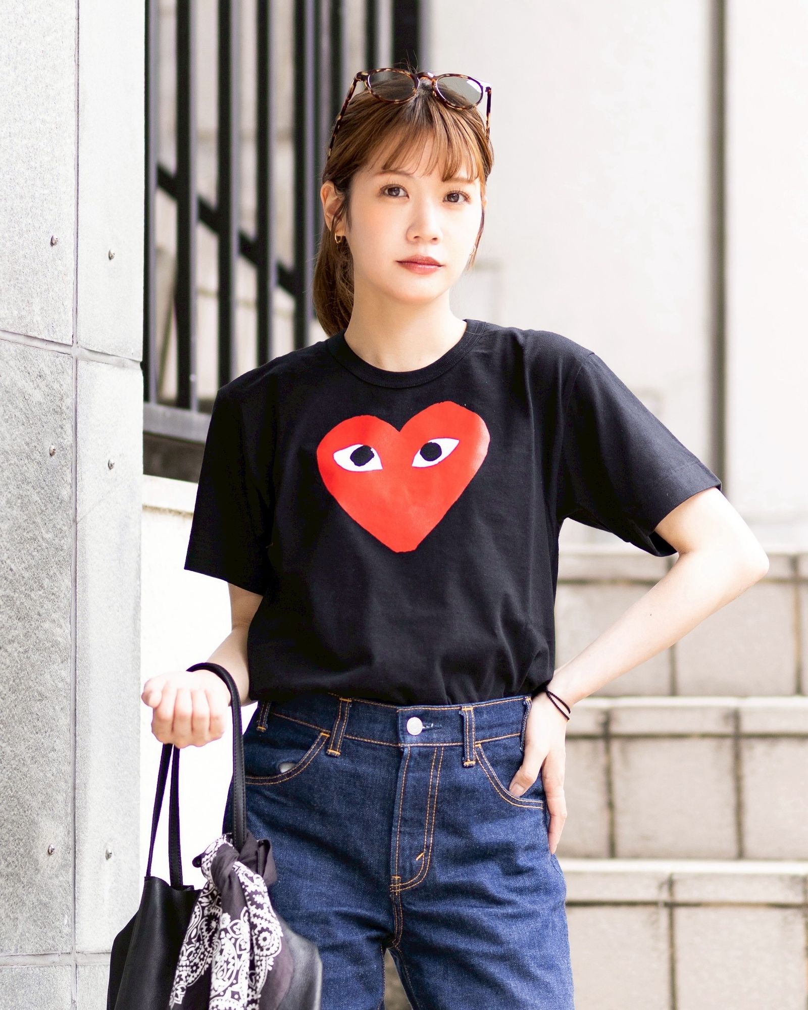 PLAY COMME des GARCONS 新作RED HEART Tシャツ style.2025.6.21