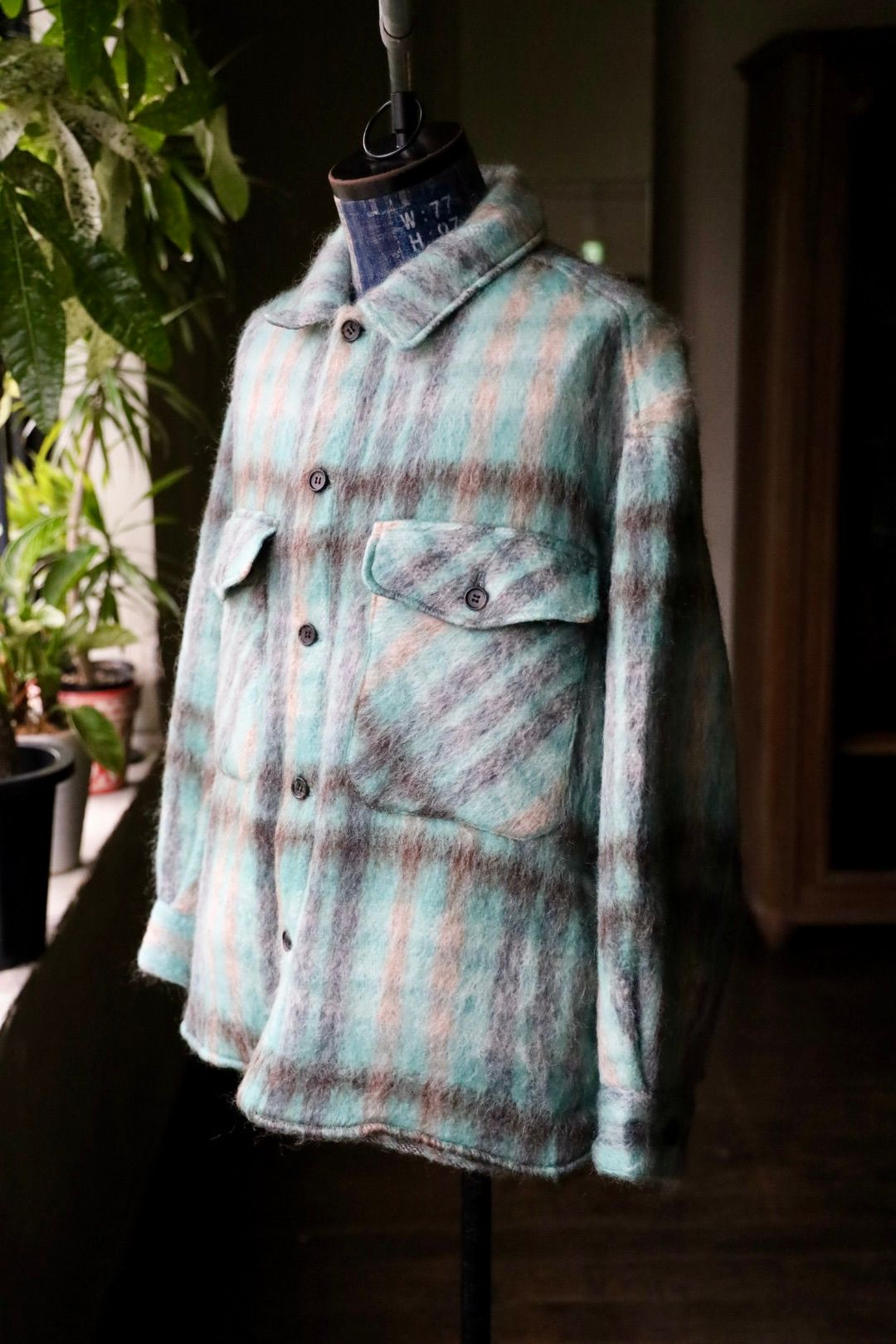 イズネス 25AW CPO SHIRT JACKET (25AW_29_1003AWSH01SW)GREEN×BLACK☆新作発売！