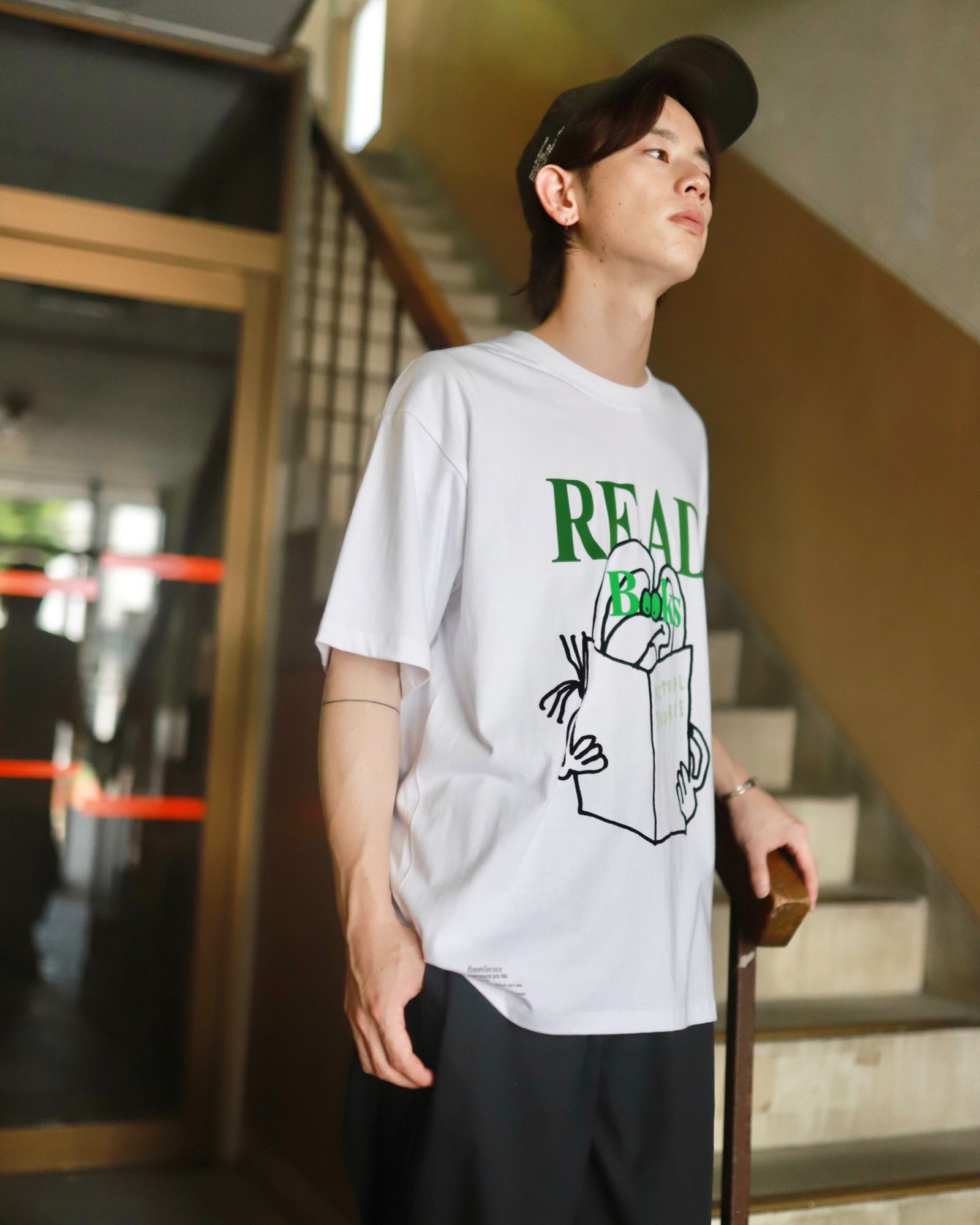 FreshService フレッシュサービス 23AW AS ×FS CORPORATE S/S TEE"READ"スタイル