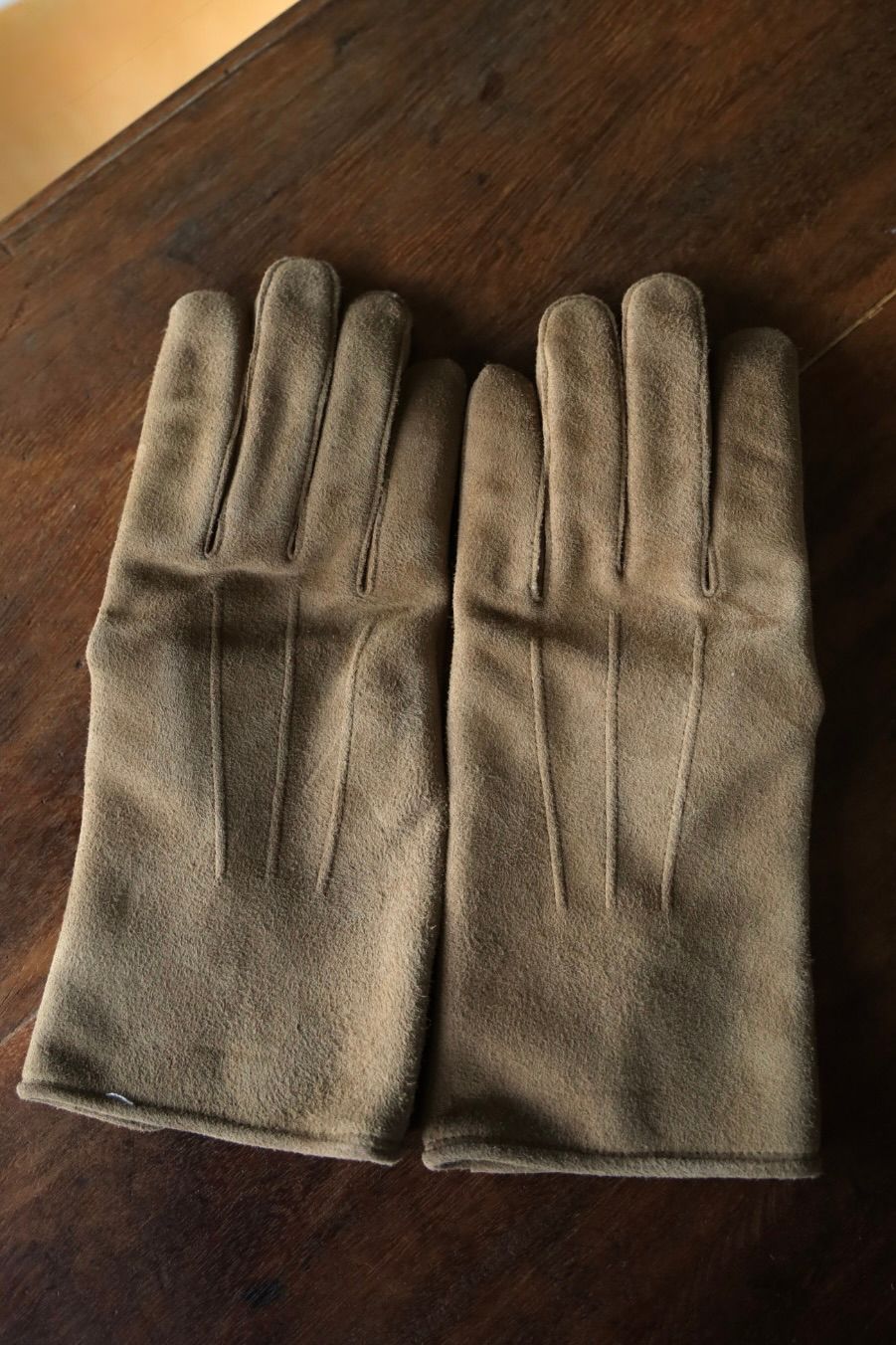 エンダースキーマ スエードグローブ suede glove(tq-rc-sgb)khaki☆9月6日(土)発売！
