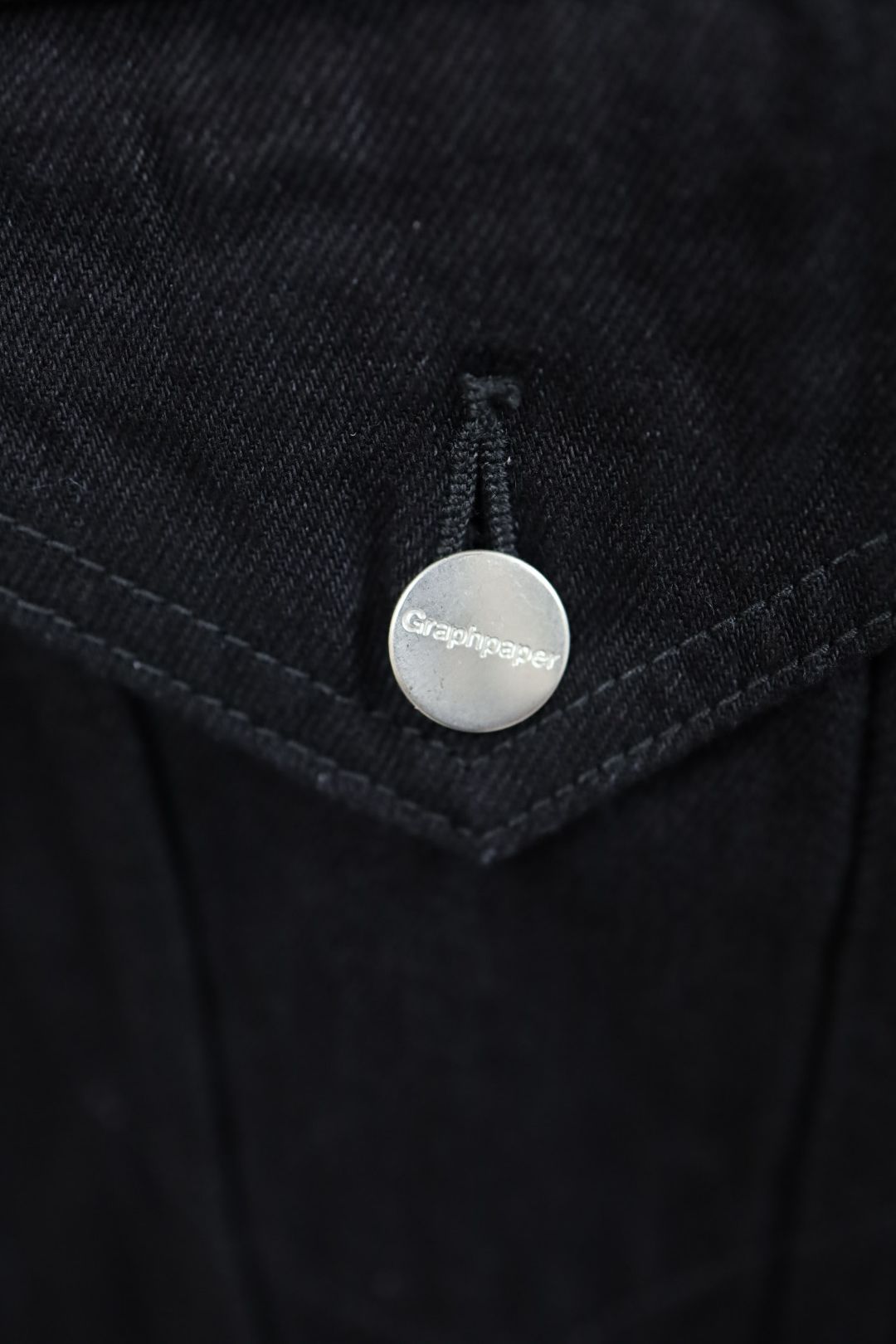 グラフペーパー Selvage Denim Trucker Jacket(GU261-20055RB)BLACK_WASHED★1月24日(土)発売！